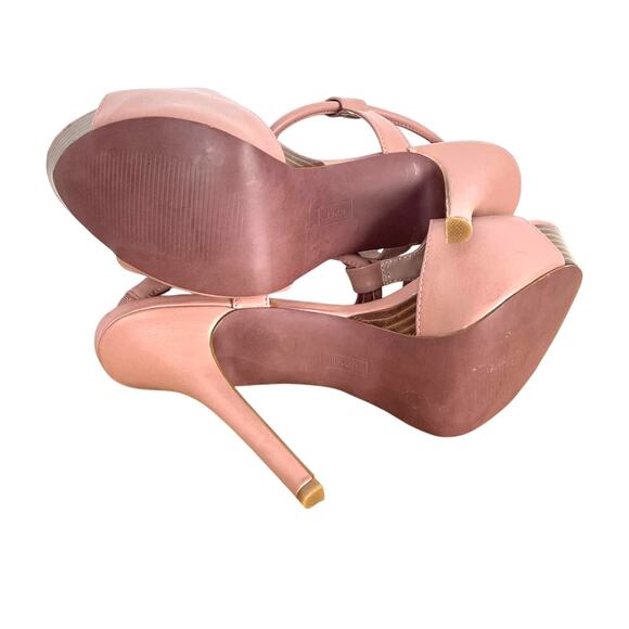 Steve Madden | Pink High Heels Ankle Flower 9.5 - Picture 5 of 10